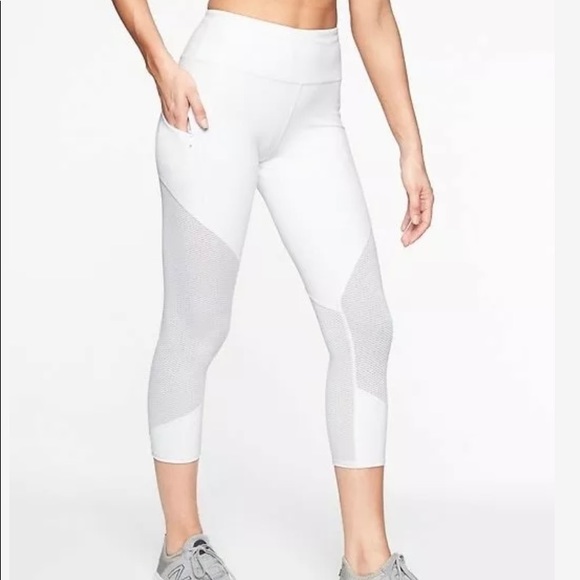 Athleta Mesh Contender Capri size Small Tall - Picture 1 of 12